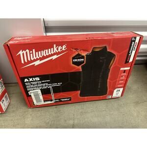 Women's 2XL M12 12-Volt Lithium-Ion Cordless Axis Black Heated Vest Kit NIB